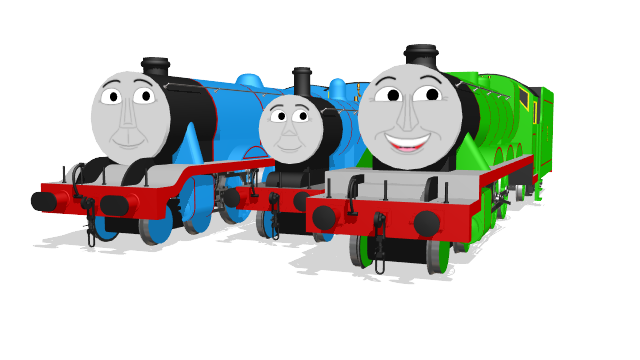 MMD: The Three Railway Engines by Shiyamasaleem on DeviantArt