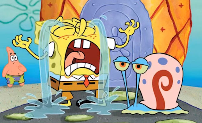 Screenshot) Spongebob Crying (Easter Parade) by Shiyamasaleem on