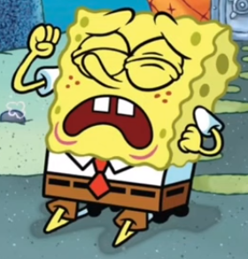 Screenshot) Spongebob Crying (Easter Parade) by Shiyamasaleem on