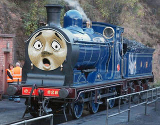 Dougal The Worried Scottish Engine (Engine OC)