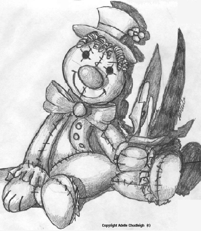 Evil Clown Ragdoll by gothicwolfcorpse on DeviantArt