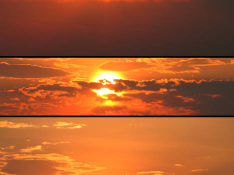 Standard Sunset Triptych