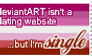 deviantart isnt a dating website (lesbian)