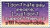 not supporting lgb people is homophobia