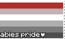 rabies pride flag stamp