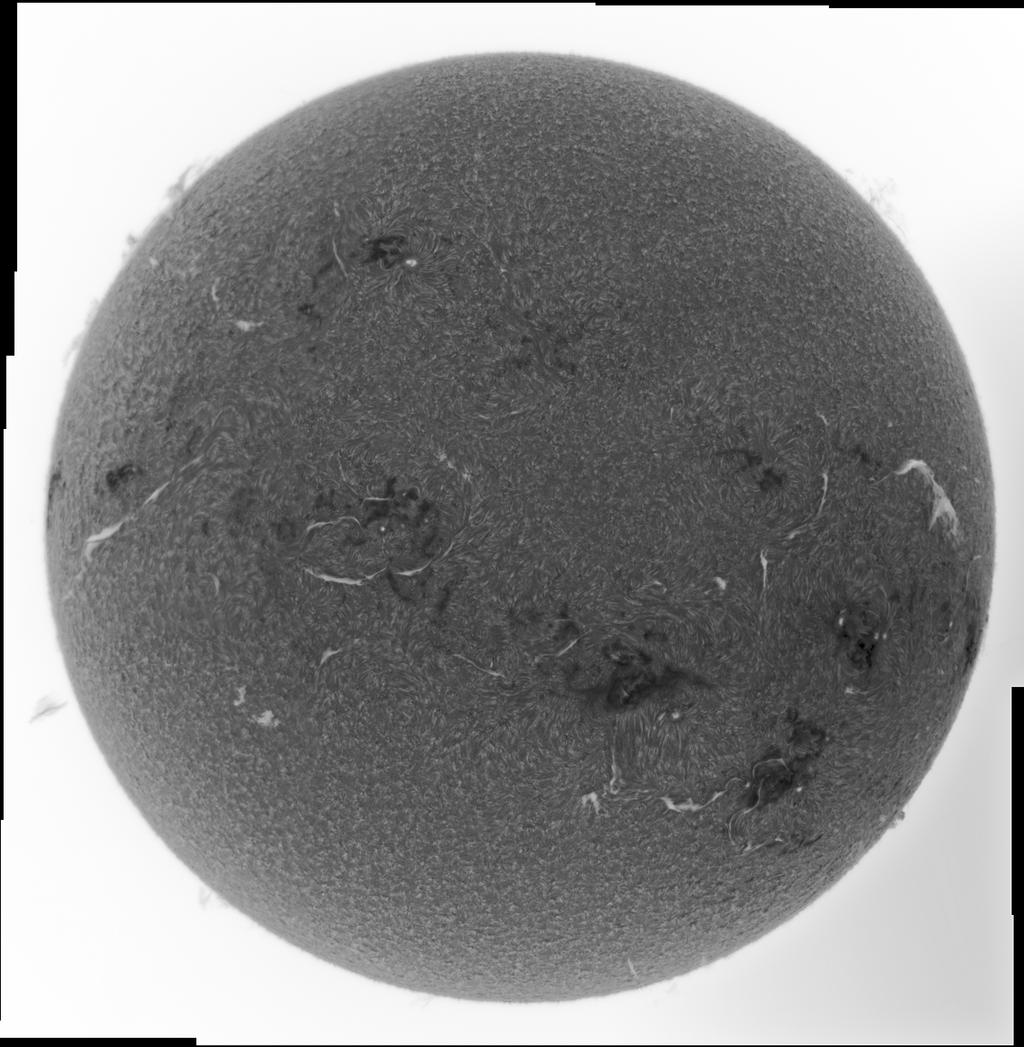 Inverted solar disc on April 19