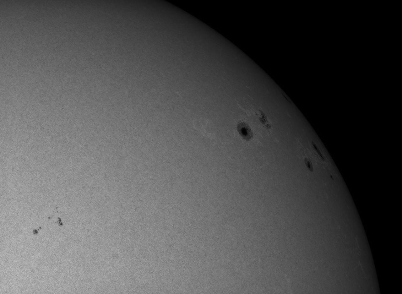 Sun spots on May 6