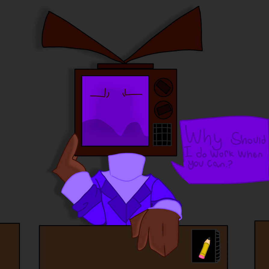 When the lawyer doesn't wanna work by InuTheEnbyDog on DeviantArt