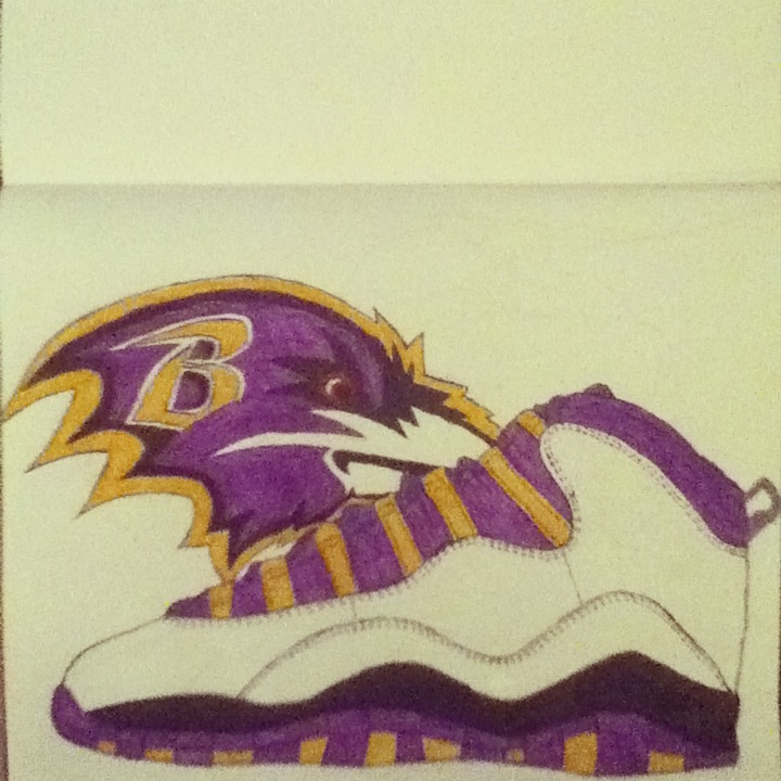 Raven Air Jordan X