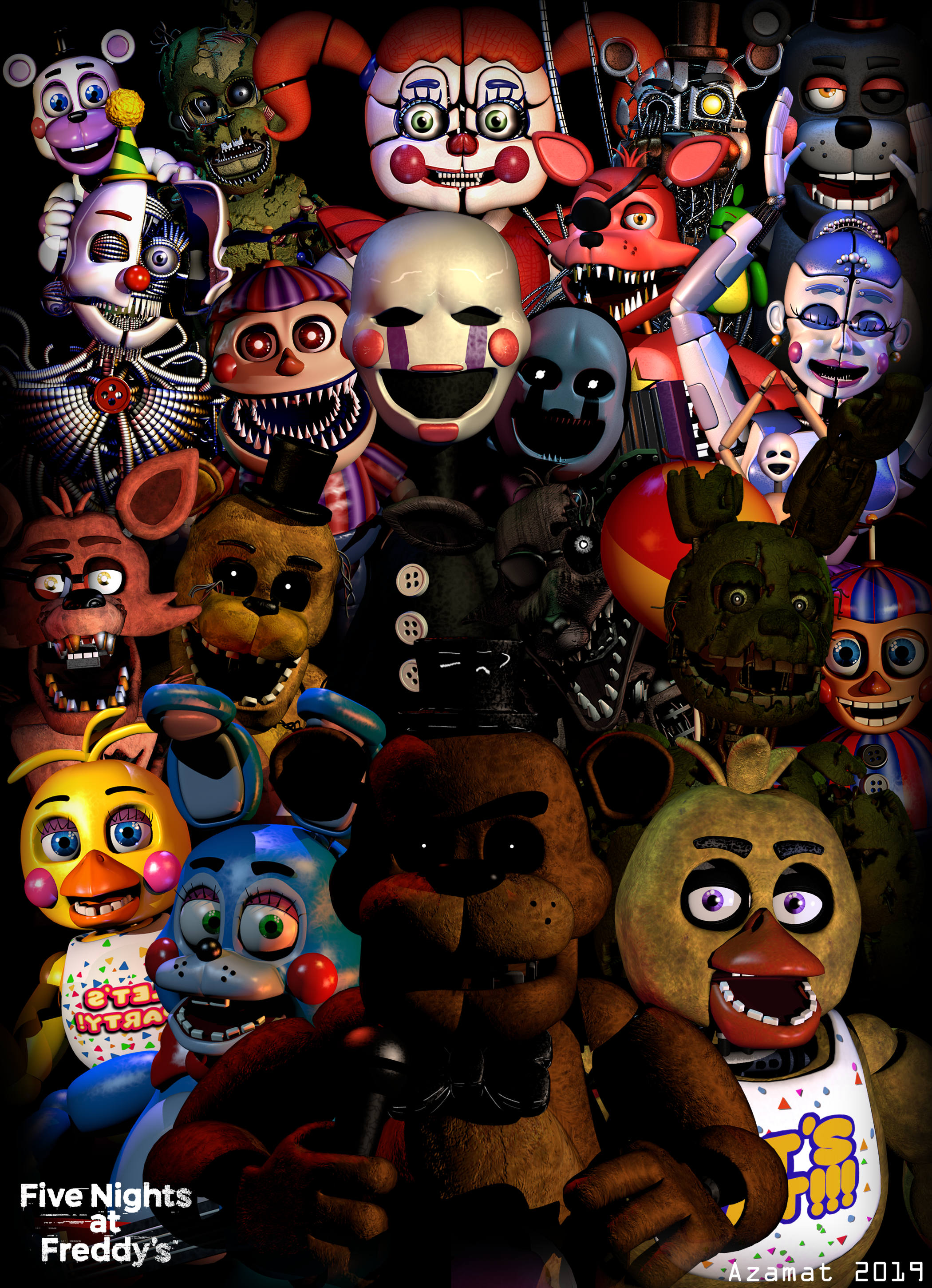 Five nights at Freddy's: Sister location poster by AzamatBlender on  DeviantArt