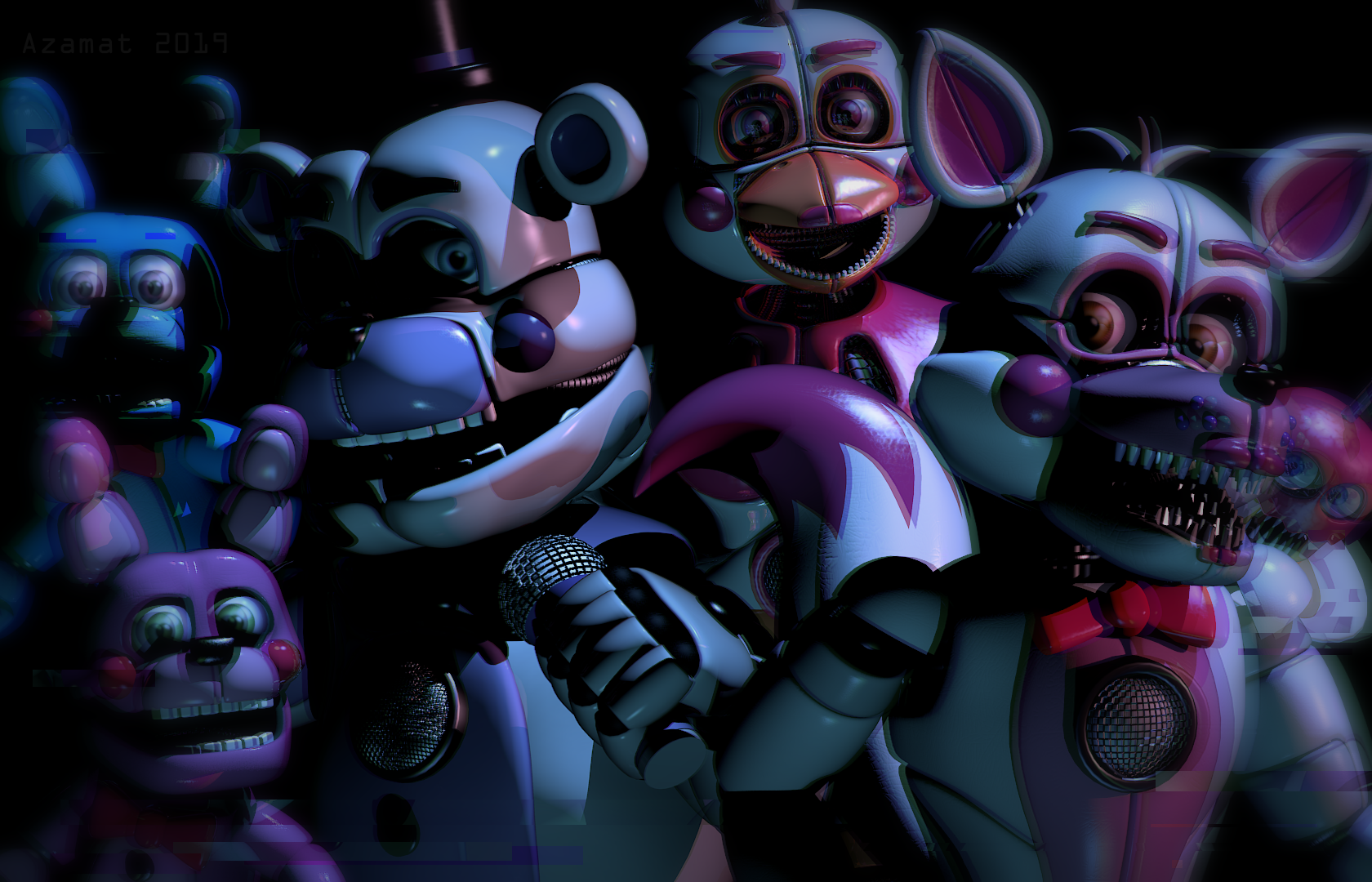 Five nights at Freddy's: Sister location poster by AzamatBlender on  DeviantArt