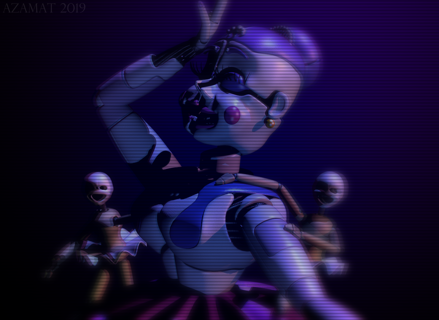 Five nights at Freddy's: Sister location poster by AzamatBlender on  DeviantArt