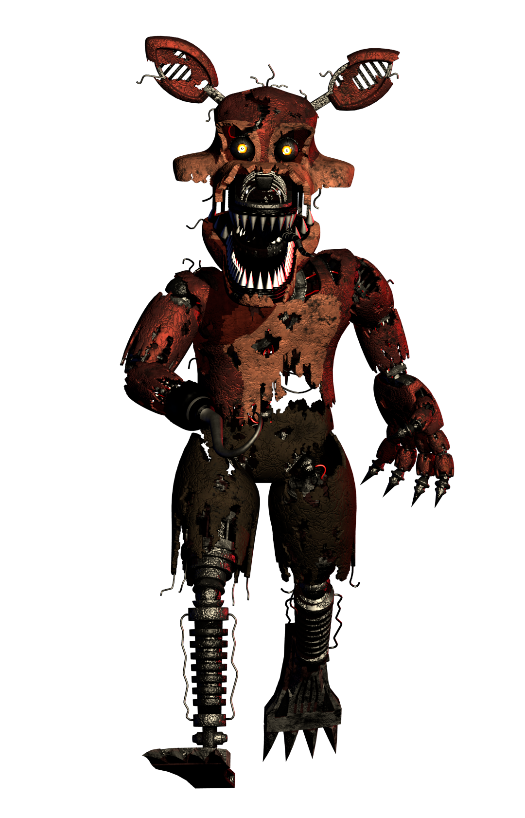 Nightmare Foxy Fnaf by IsaSaldareli on DeviantArt