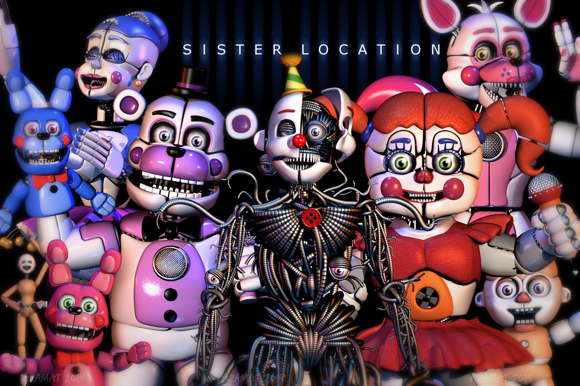 Fnaf 5: Sister location Flashcards