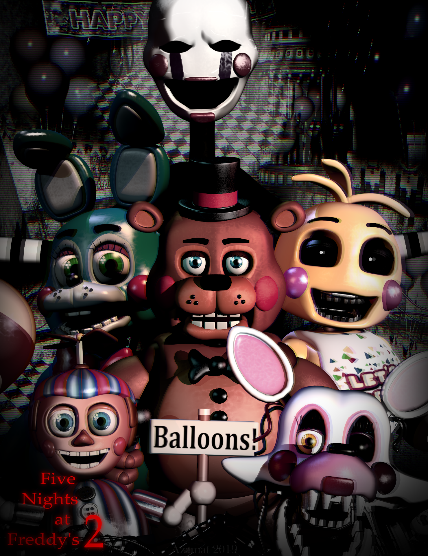 Fnaf 2 poster! - fivenightsatfreddys