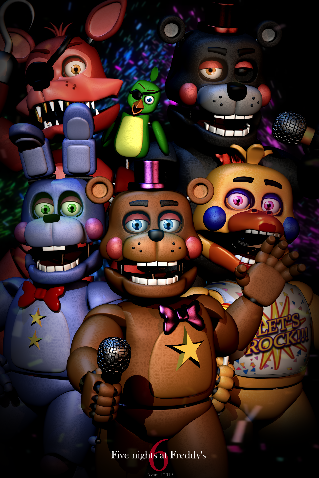 Five nights at Freddy's: Sister location poster by AzamatBlender on  DeviantArt