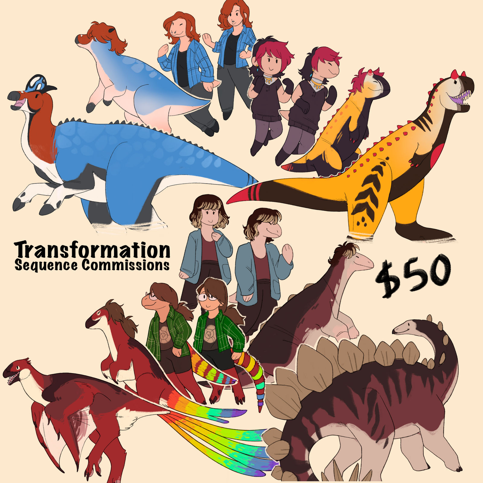 Animal Transformation Art Sequence