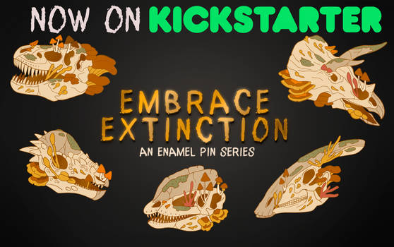 Embrace Extinction Enamel Pins