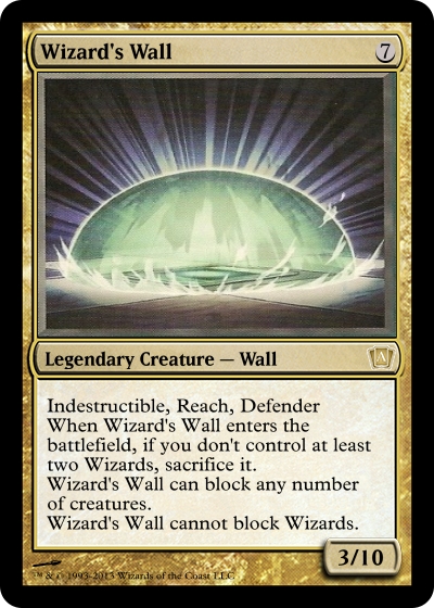 wall cards mtg Elite Assault Deck - Green Blue White - Modern Legal - Custom Built - Magic The Gathering - You may put that card on the bottom of your library.) Steel Wall | Mirrodin |