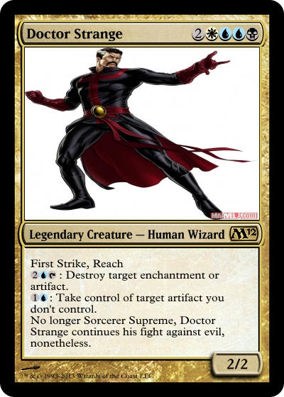 dr strange mtg card Doctor Strange's Cards | Marvel's Midnight Suns Wiki Doctor strange MTG Card by