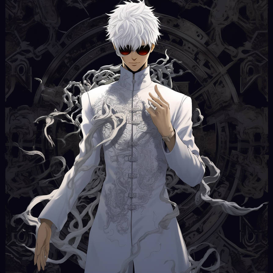 Satoru Gojo white clothes by Escanor333 on DeviantArt