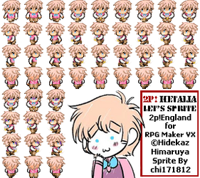 2p!Hetalia RPG Maker - 2p!England sprites