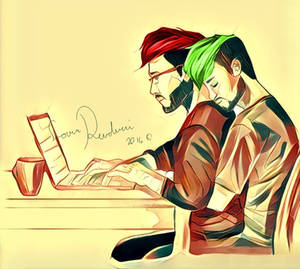 Septiplier part 3, working together