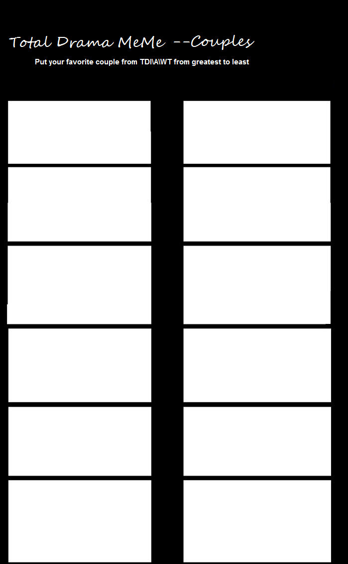 TD couples meme by Gwencan4ever on DeviantArt