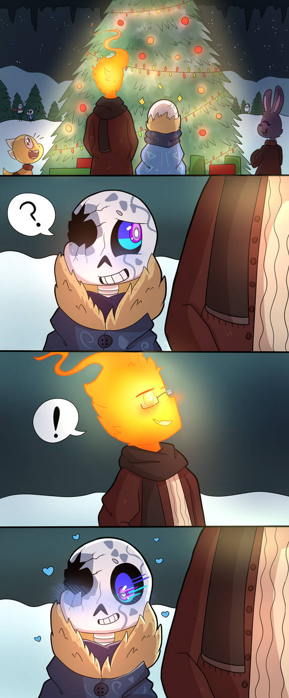Undertale AU | Tree Lighting Ceremony by Minish-Mae on DeviantArt