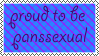 Proud To Be Pansexual Stamp by xVanyx