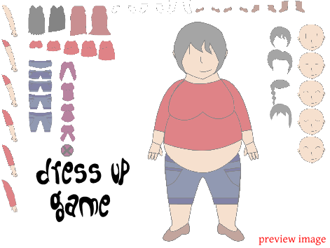 Belly Girl Dress Up Game