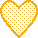 Polka Dot Heart Orange [F2U]