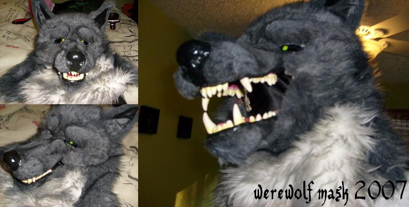 Halloween 2007- werewolf mask