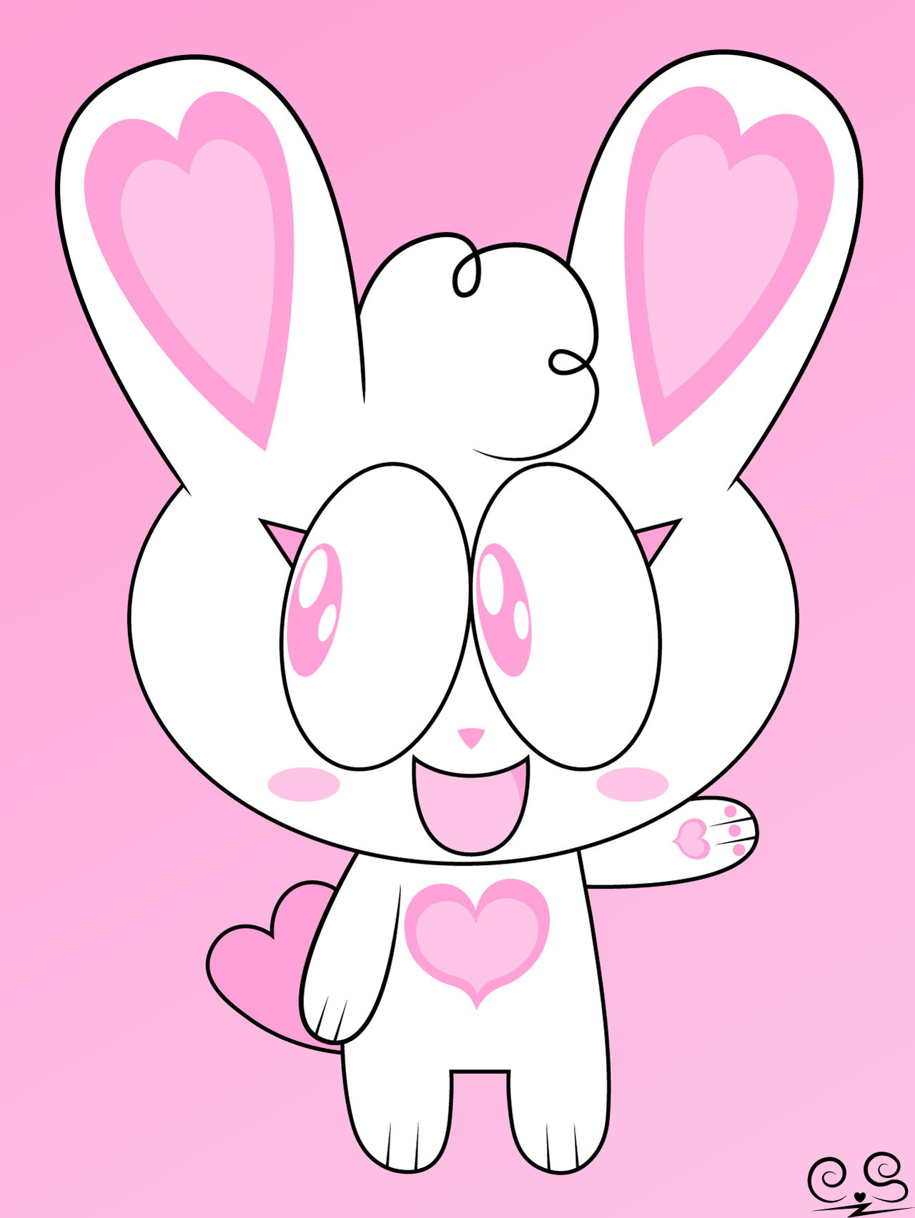 Hert Rabbit The Heart Rabbit by ChiareyChan on DeviantArt