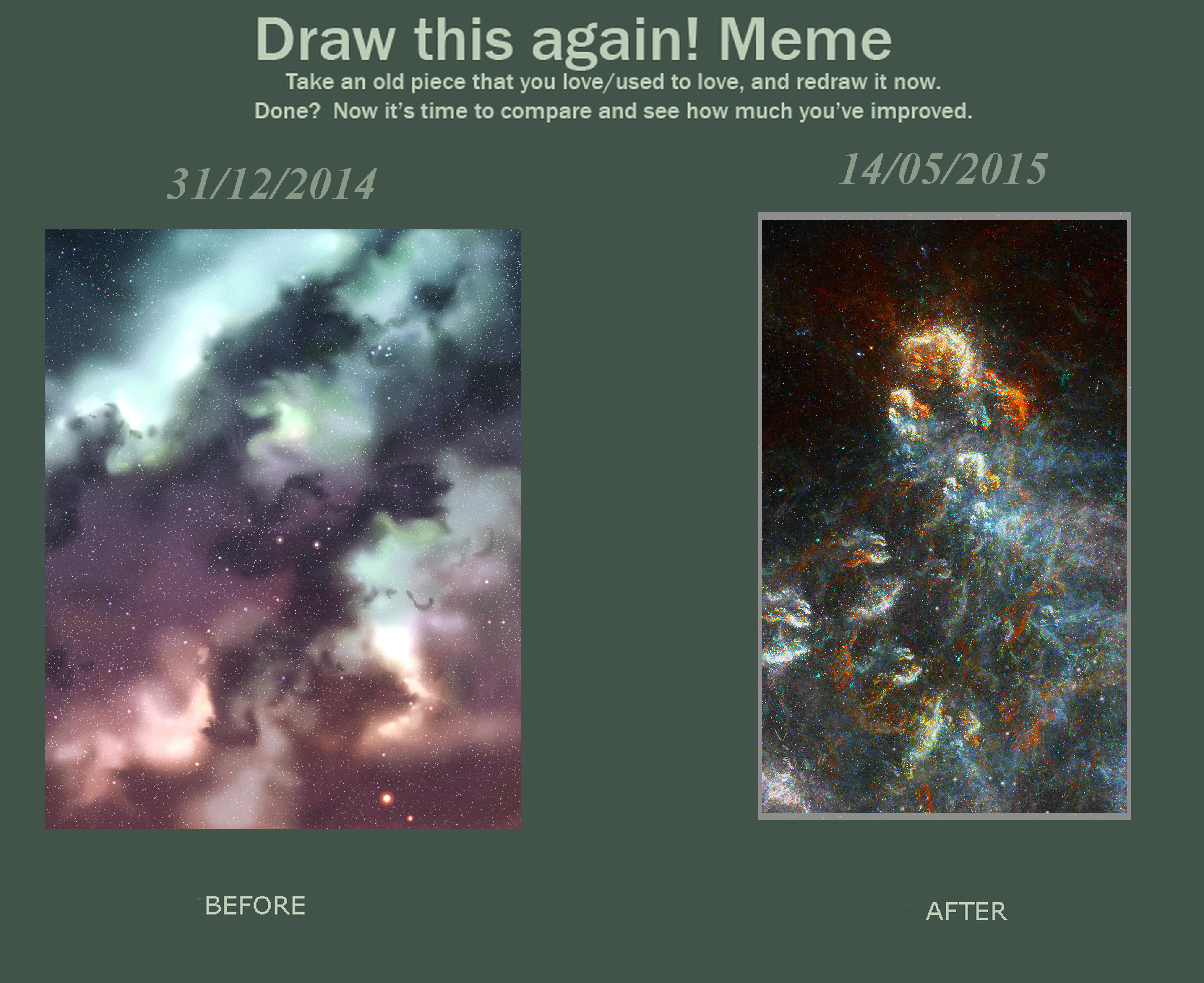 Meme : Draw this again! Dusty Sky !