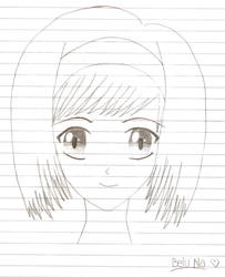 My first anime drawing.