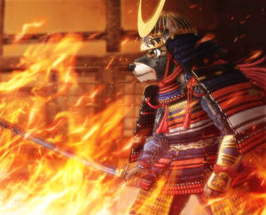 The young samurai rises up
