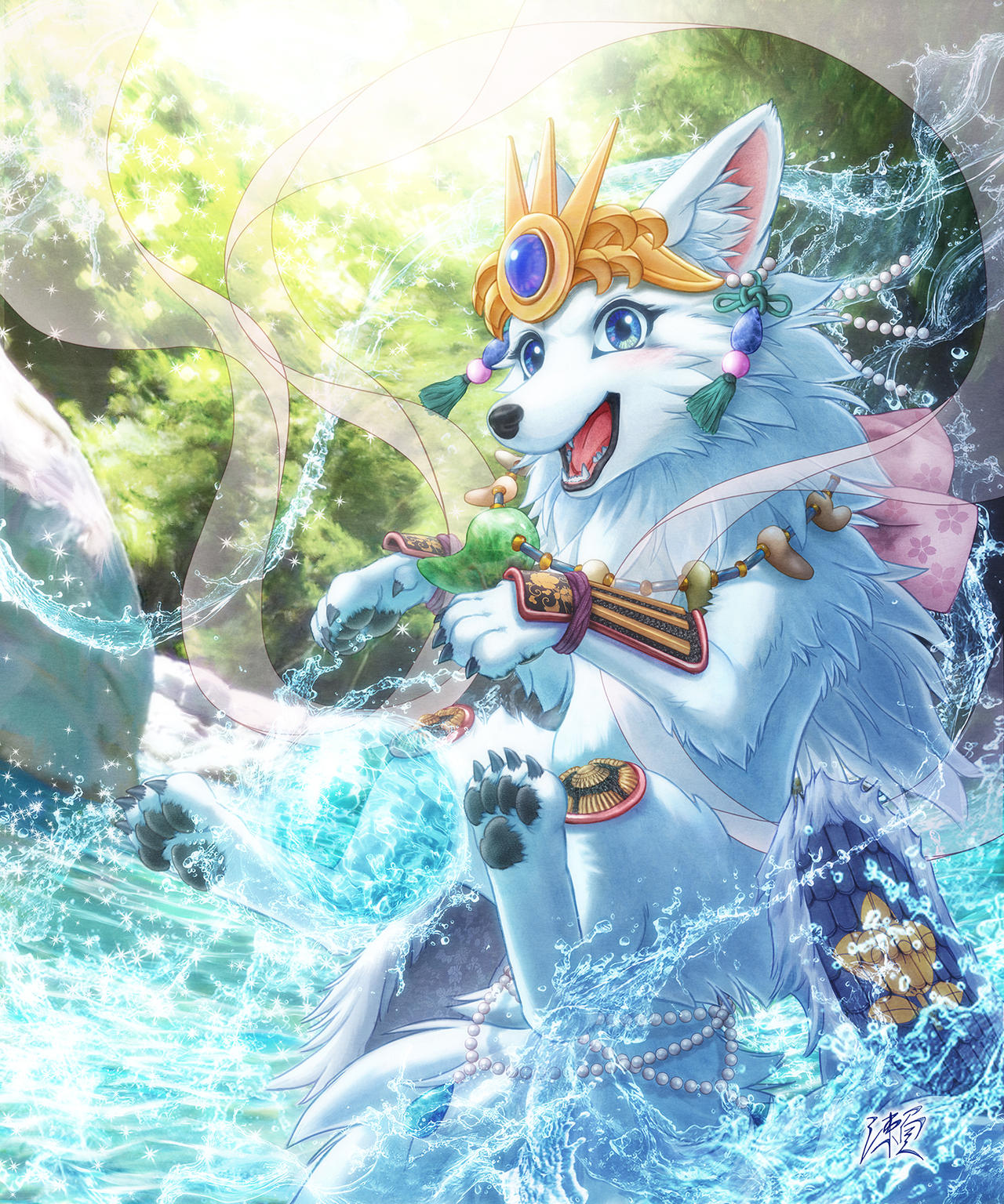Spirit Fox From Rabbit Fox Spirit by SheltieWolf on DeviantArt