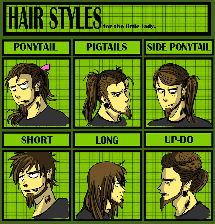 Hair Styles Meme by Tunazilla on DeviantArt