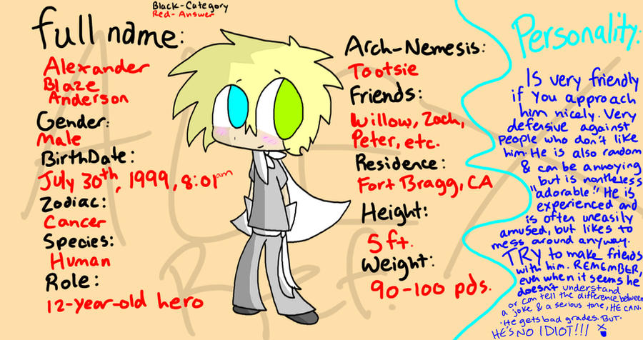 Tfb Alex Alex Ref by KaziaBlaze on DeviantArt