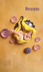 Chibi Rapunzel Disney Princess necklace