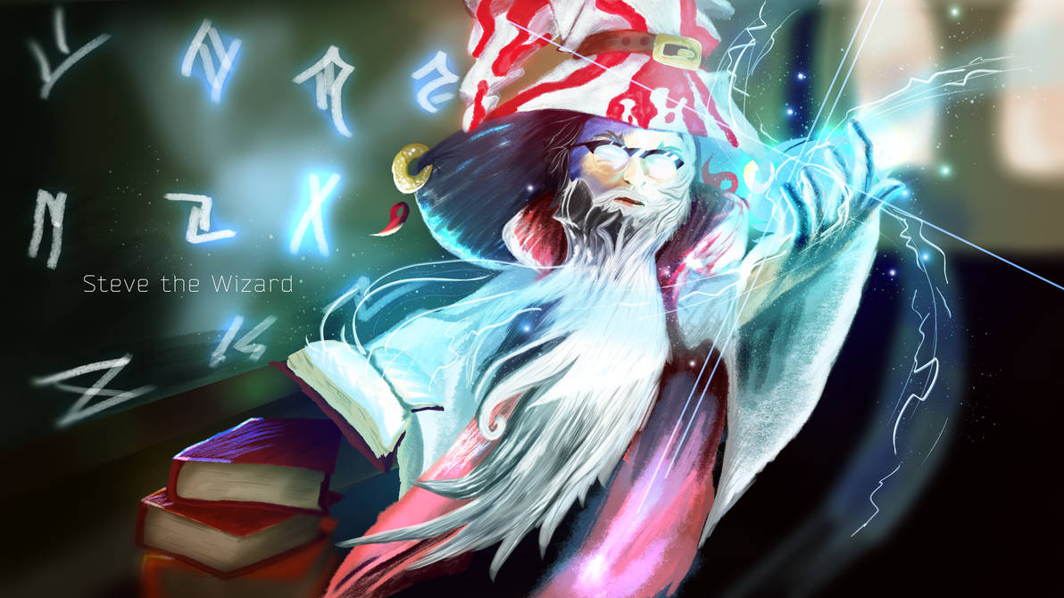 Wizard Steve Steve the Wizard Commission by KingTheophilus on DeviantArt
