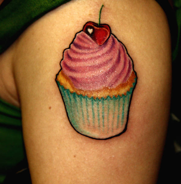 cupcake tattoo magic by snellynell