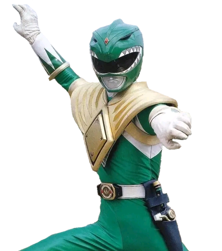 Mighty morphin power ranger green png by bihansaibit on DeviantArt