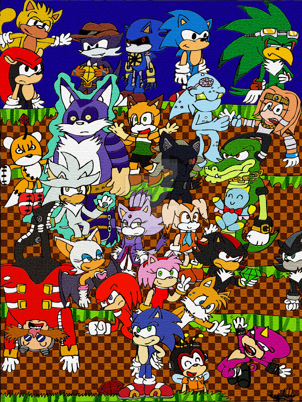 Sonic Deviantart Textures Sonic Con Textura 1 by imparajuan22 on DeviantArt