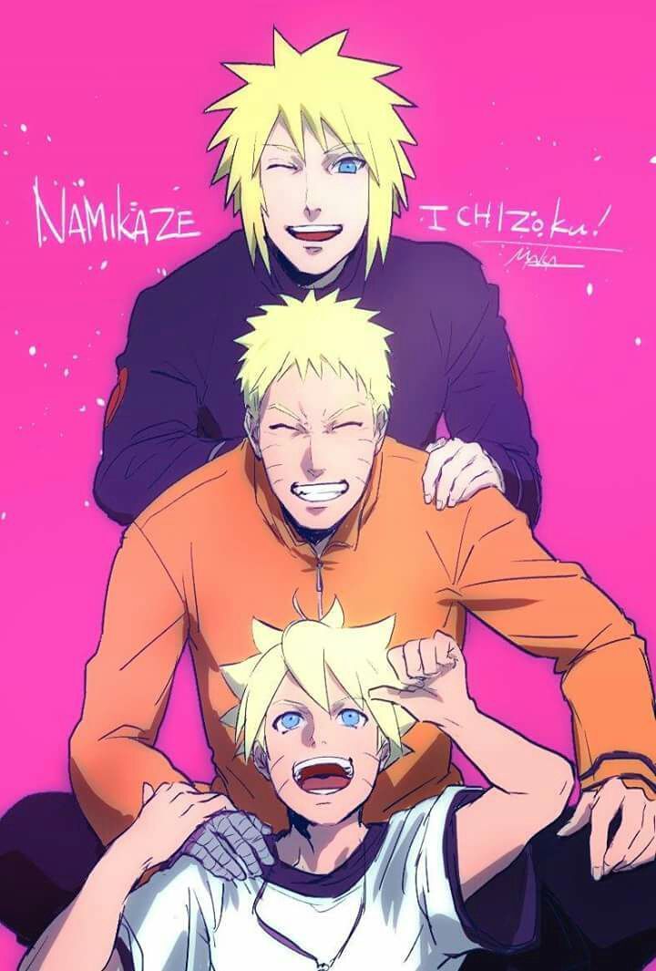 IMAGENES DE NARUTO - Boruto,Naruto y Minato 1 by Oniiiii-Chaan on DeviantArt