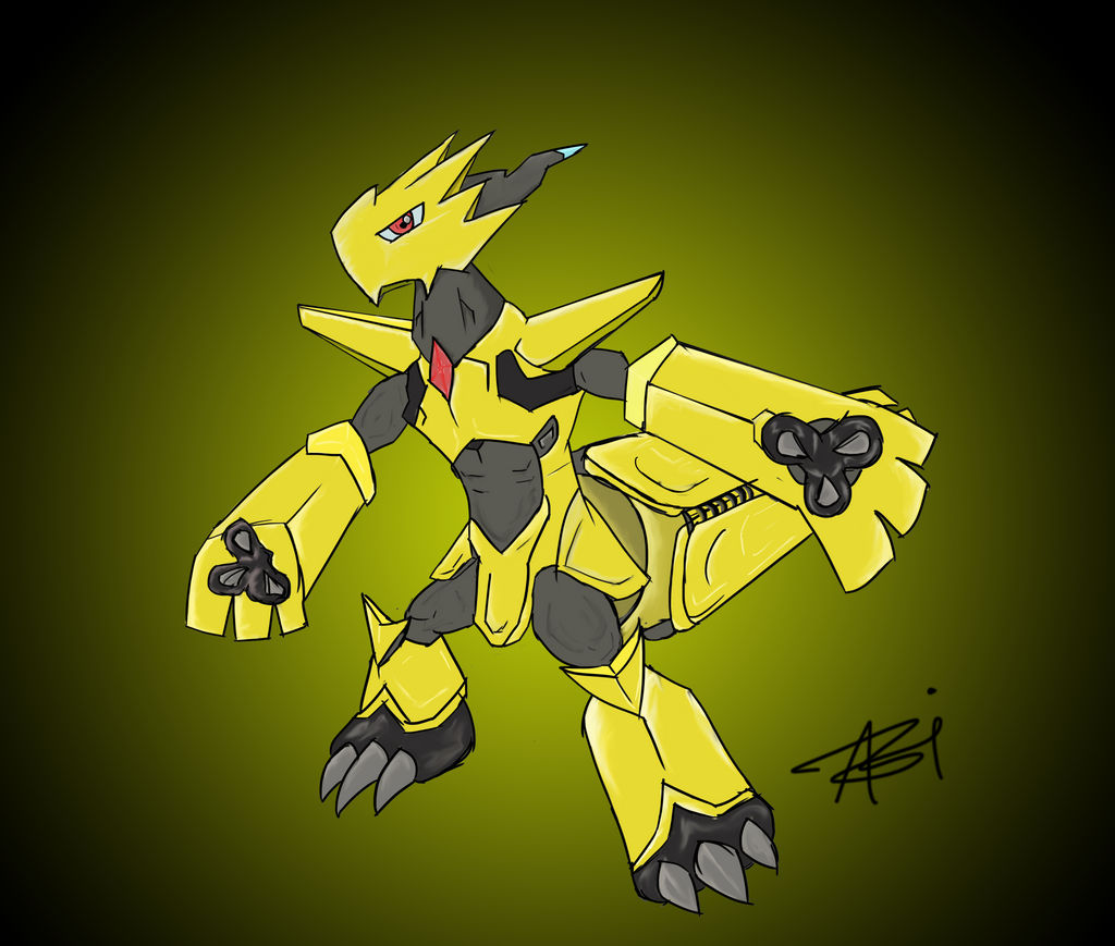 Pokemon X Digimon Crossover { Zekrom + Magnamon } by abhilash3990 on  DeviantArt