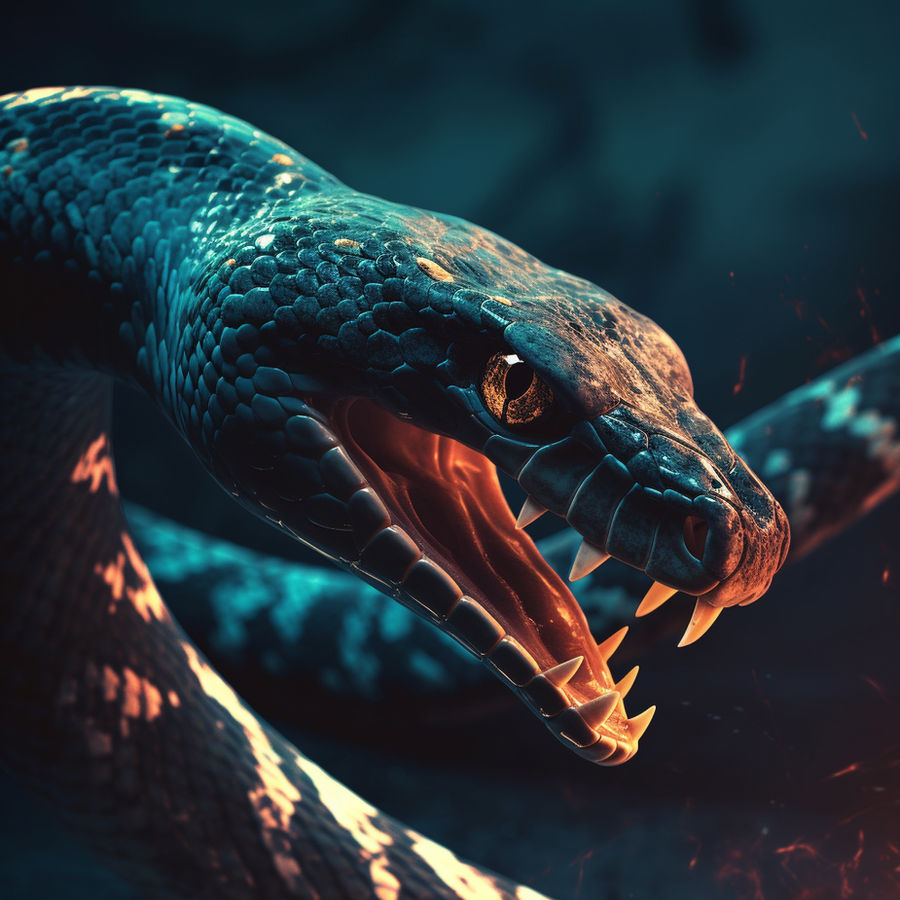 Snake Fan Snake by Vilescythe94 on DeviantArt