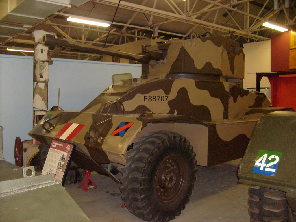 AEC armoured car Mk II, tank museum