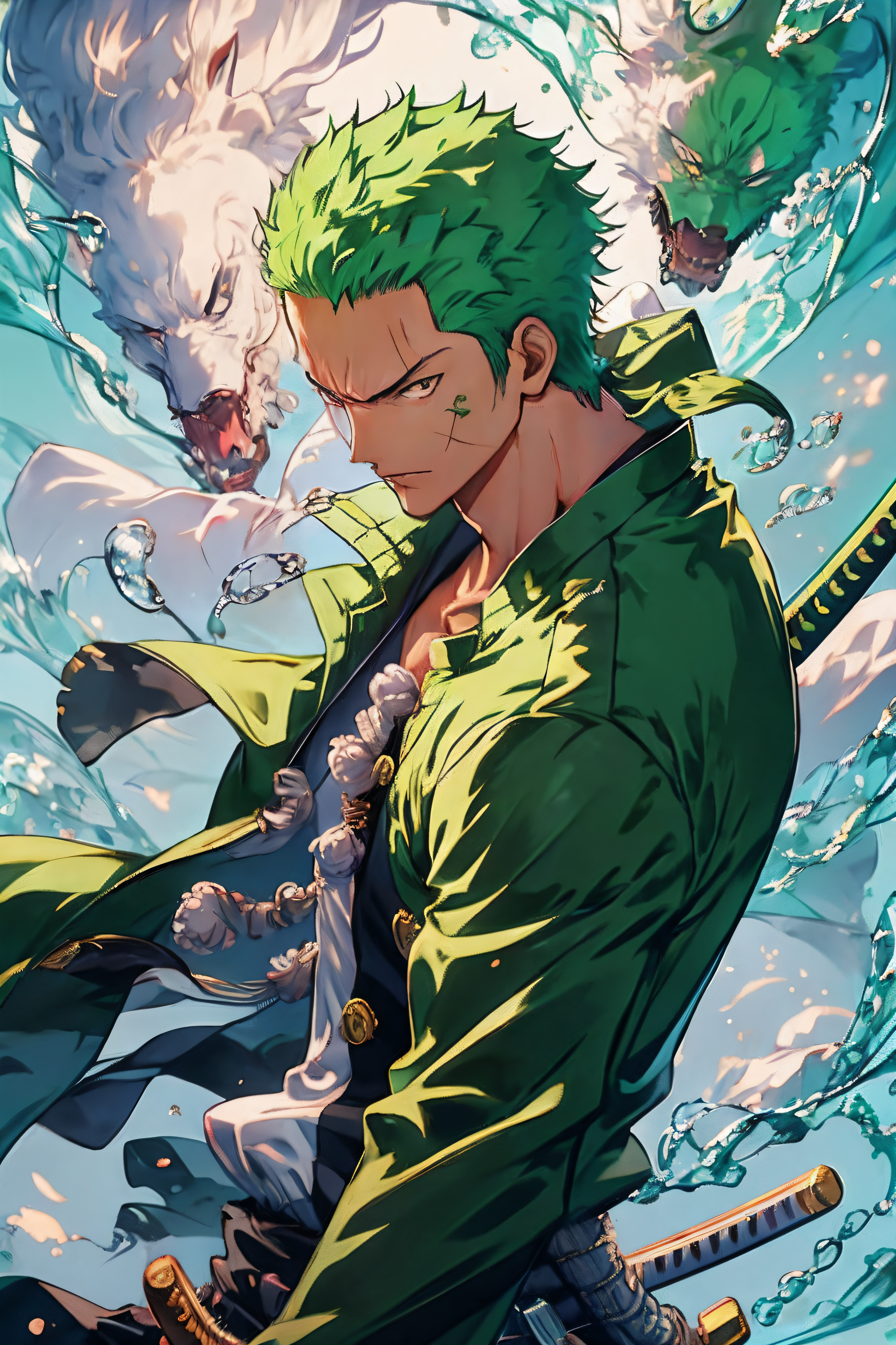 One Piece Wallpaper Set: Roronoa Zoro by MondeM on DeviantArt